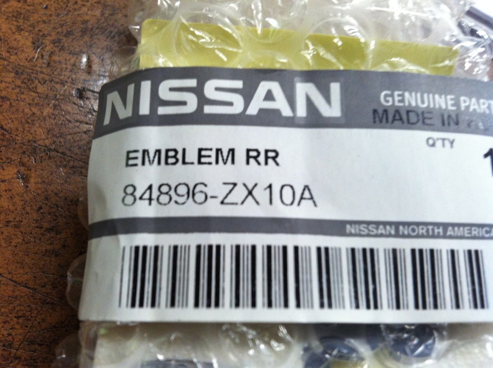 ワーク Nissan 84896 Zx10a Nameplate | Desertcart Trinidad and Tobago